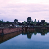 Sunset over Angkor Wat