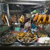 Street vendors in Siem Reap (try to figure out all the animal parts!)