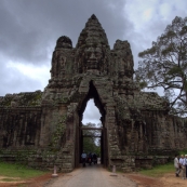 The southern entrance to Angkor Thom