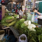 The markets in Siem Reap