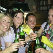 The girls at Murphy\'s Bar