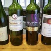 Santo Wines in tasting order