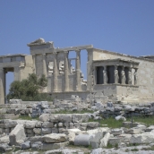 The Erechtheion in the Acropolis