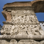 Ruins in downtown Thessaloniki