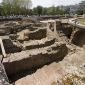 A Roman Agora in downtown Thessaloniki