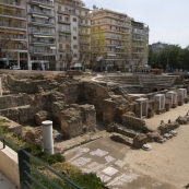 A Roman Agora in downtown Thessaloniki