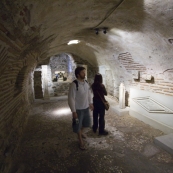 The crypt underneath the Church of Agios Dimitrios