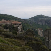 Moni Varlaam with Moni Agias Varvaras Rousanou in the background