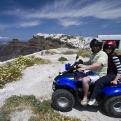 Sally and ET on their quad