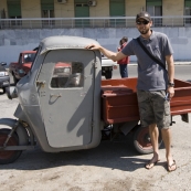 Sam in Kerkyra Town