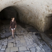 Lisa in Palaio Frourio (Venetian fortress) in Kerkyra Town