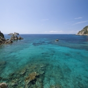 One of the many coves at Paleokastritsa on Kerkyra's west coast