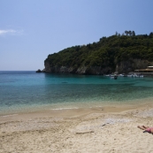 One of the many coves at Paleokastritsa on Kerkyra's west coast