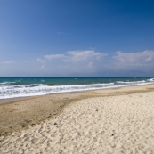 Almiros Beach on Kerkyra's north coast