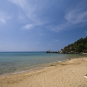 Pelekas Beach below our hotel (Rolling Stone)