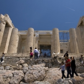 The Propylaia at the main entrance to the Acropolis