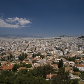 Looking north across Athens from the Acropolis