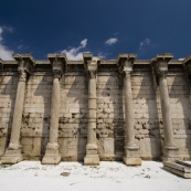 The entrance to Hadrian's Library