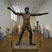 Bronze statue in the National Archaelogical Museum