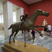 Bronze statue in the National Archaelogical Museum