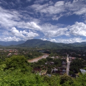 View of Luang Prabang from That Chomsi