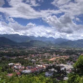 View of Luang Prabang from That Chomsi