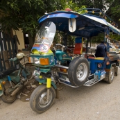 Our tuk-tuk to the bus station