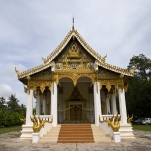 One of the many temples around central Vientiane