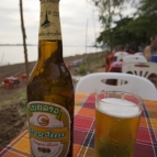 Beerlao on the banks of the Mekong