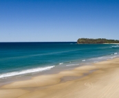 The beautiful beach north of Indian Head