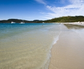 Whitehaven Beach on Whitsunday Island