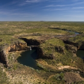 Mitchell Falls from the air