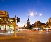 Kalgoorlie's central Hannan Street on a Friday night