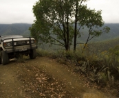 Bessie motoring up the Wombat Spur Track
