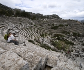 The Termessos amphitheater