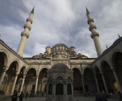 Yeni Camii mosque at the end of the Spice Bazaar