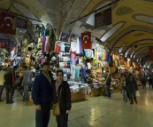 ET and Sally in the Grand Bazaar