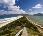 The Neck looking toward South Bruny Island