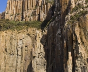 The Monument and cliffs of South Bruny Island