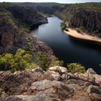 Katherine Gorge's first gorge from Pat's Lookout
