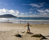 Lisa on Kylies Beach