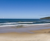 One of the beaches in Yamba