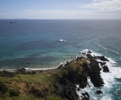 Cape Byron with Julian Rocks in the distance