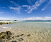 Crystal clear water at Clarkes Beach