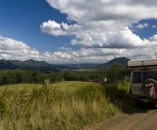 Driving into Border Ranges National Park