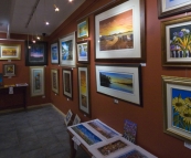 Inside one of the many art galleries in Silverton