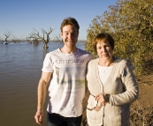 Todd and Judy at Lake Pamamaroo