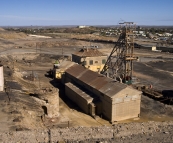 One of the Broken Hill mine shafts