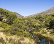 Thredbo Village and the Thredbo River