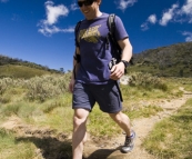 Will on the Dead Horse Gap hiking trail